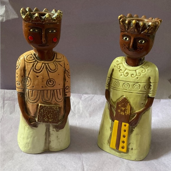 Rare Vintage Wisemen Candle Holders. By Lenox of Japan. - Picture 2 of 5